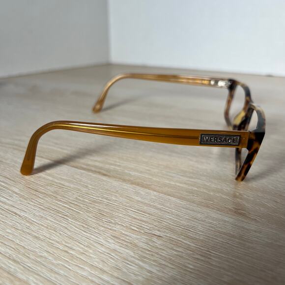 Versace Mod.3154 954 Eyeglasses Amber Tortoise Frames 54-17-140 Italy - Picture 8 of 8